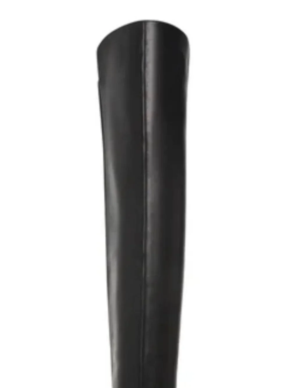 Biondo Sierra Waterproof Black Leather Over-the-Knee Lug Sole Boot - 8